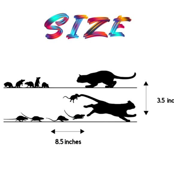 Rats Chasing Cat- Car stickers-Vinyl Decals-Cool Sticker-Funny Sticker-Laptop - Picture 4 of 14